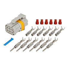 Stecher Mufa de metalica numar pini: 6 forma mufa: dreptunghiular MAN TRUCKLIGHT 7811642C