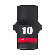 "Tubulare si accesorii Socket impact Hexagonal 1/2"" metric size: 10 mm finish: neagra" MILWAUKEE 4932480304