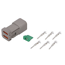 Dulie Plug-in socket DEUTSCH number of pins/number of active pins 6 TRUCKLIGHT 7802163C