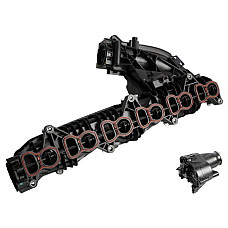 Carcasa, galerie admisie Intake manifold with electronic module BMW 3 E90 3 E91 3 E92 3 E93 5 F10 5 F11 5 GRAN TURISMO F07 7 F01 F02 F03 F04 X5 E70 X6 E71 E72 3.0D 06.05-02.17 FEBI BILSTEIN 176958