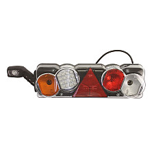 Stop spate Rear lamp L 24V red WAS 376 W39DZ