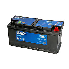 Acumulator Pornire Acumulator EXIDE 12V 110Ah/850A EXCELL R+ borna standard 392x175x190 B13 pornire EXIDE EB1100