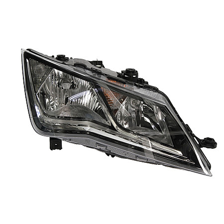 Far Lampa frontala Stanga halogen H7 electric fara motoras culoare semnalizator: transparent SEAT LEON LEON SC LEON ST LEON ST/KOMBI 09.12- VALEO VAL045100