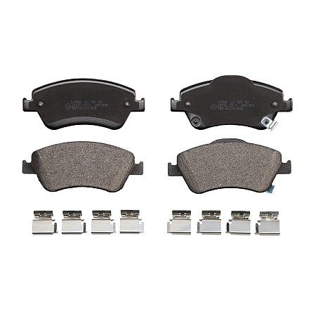 Set placute de frana Fata cu suplimente TOYOTA AURIS COROLLA 1.33-2.2D 10.06-07.14 BRECK 24122 00 701 10