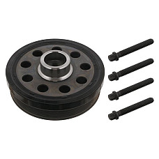 Fulie curea, arbore cotit Crankshaft pulley BMW 1 E81 1 E82 1 E87 1 E88 3 E90 3 E91 3 E92 3 E93 5 E60 5 E61 X1 E84 X3 E83 2.0D 12.04-06.15 SWAG SW20933077