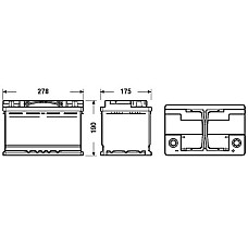 Acumulator Pornire Acumulator EXIDE 12V 70Ah/760A START&amp;STOP EFB R+ borna standard 278x175x190 B13 efb/pornire EXIDE EL700