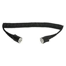 Cablu infasurat Spiral electric wire polyurethane max length 45m with male plugs number of pins: 7 plug type: S 24V no of lines: 1x15+6x1mm coated plugs type S EURO 5 PHILLIPS D262-01-045-1001