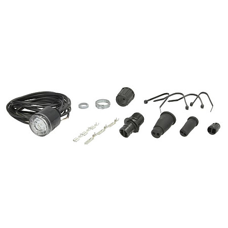 Lampa gabarit Outline marker lights L/R MONOPOINT II white embossed hose length 3700 12/24V MONOPOINT II ASPOCK A31-6700-017