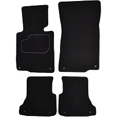 Covoras podea textil Floor mats Velours 4 pcs front/rear set colour neagra BMW 3 E46 04.00-12.07 Cabriolet MAMMOOTH MMT A041 BM85 PRM 01
