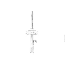 Amortizor Shock absorber front R PEUGEOT 3008 1.2/1.6/1.6D 06.09-08.16 OE PEUGEOT 9822720180