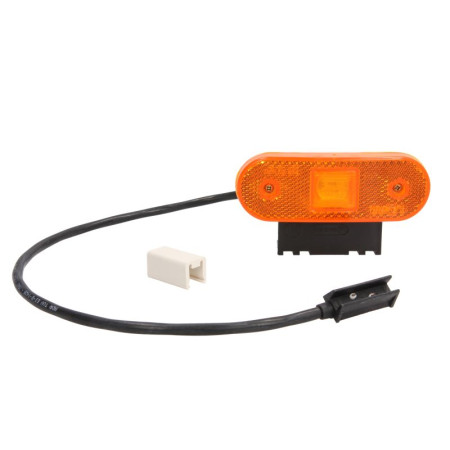 Lampa gabarit WS lampa de pozitie cu LED-uri portocaliu cu o balama cablu de 05 m 12V/24V WAS 229ZJ W47