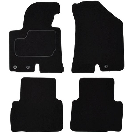 Covoras podea textil Floor mats Velours 4 pcs front/rear set colour neagra HYUNDAI IX35 01.10-12.15 Off-road / SUV MAMMOOTH MMT A041 HYU100 PRM 01