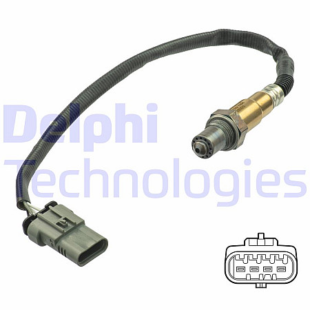 Sonda lambda 338mm OPEL ADAM ASTRA K ASTRA K/KOMBI CORSA E INSIGNIA B INSIGNIA B COUNTRY INSIGNIA B GRAND SPORT KARL MOKKA / MOKKA X 1.0-1.5 07.14- DELPHI ES21094-12B1
