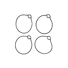 Etansare externa pentru carburator Float chamber gasket quantity per packaging: 4pcs KAWASAKI KSF 50 2007-2015 TOURMAX FBG-415