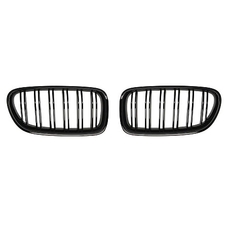 Grila radiator Arcul de gaz grilaj frontal Set 2 bucati M-PAKIET negru lucios  BMW 5 F10 5 F11 1.6-4.4 06.09-02.17 12.09-02.17 BLIC 6502-07-0067993KP