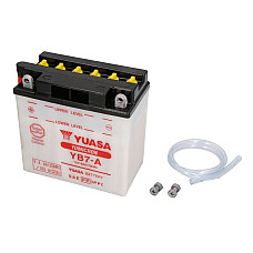 Acumulator Pornire yuasa Acumulator 12V 8Ah 124A dimensiunea socul de curent 135x75x133 cantitate de electrolit 0.6 poli + / aerisire L / L YUASA YB7-A YUASA