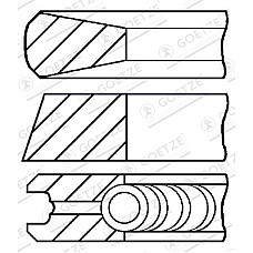 Set segmenti piston Inele de 108mm STD 3 25 3 MAN MAN FOCL HOCL LION S INTERCITY LIONS CITY LIONS CLASSIC NL NM SL II SU TGA TGL I D0826LOH10-D0836LUH51 01.92- GOETZE 08-136500-30