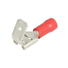 Conector electric Opak. 100 szt. Izolowana nasuwka konektorowa z wsuwka czerwona 63x08 mm DRESSELHAUS 4611/776/51 119421