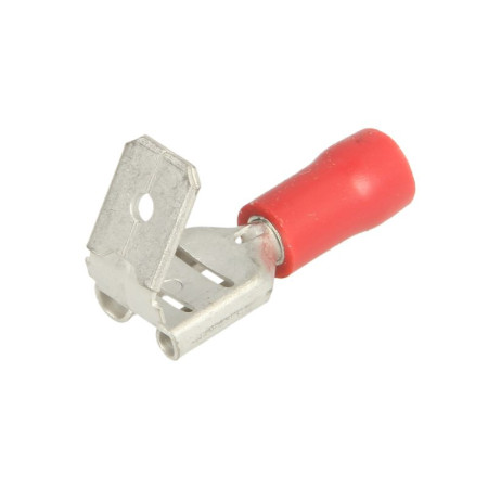 Conector electric Opak. 100 szt. Izolowana nasuwka konektorowa z wsuwka czerwona 63x08 mm DRESSELHAUS 4611/776/51 119421