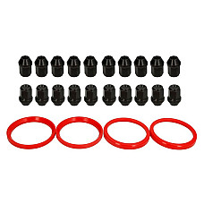 Trusa de montare a jantei de aliaj Fitting kit R 76x641 BLACK N M12x15 K19 CLOSED 1 kit / 4 wheels - B/N qty 20 MAK MAK 8000000214