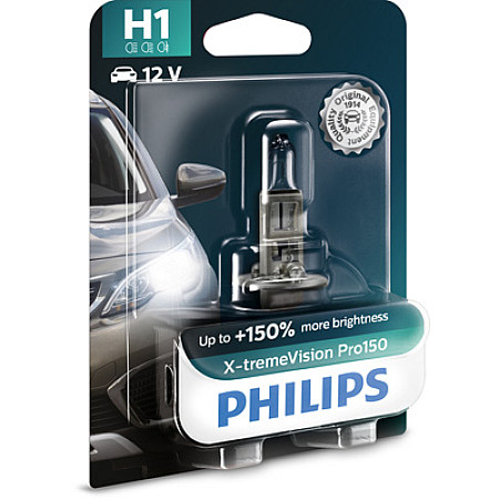 Bec, far principal Bec ambalaj blister 1buc H1 12V 55W P145S X-tremeVision Pro150 DS DS 3 IVECO DAILY CITYS DAILY III DAILY IV DAILY LINE DAILY TOURYS DAILY V DAILY VI MERCEDES C W202 08.73- PHILIPS PHI 12258XVPB1