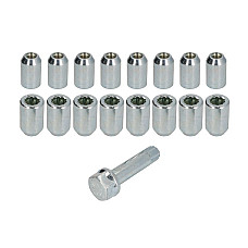 Trusa de montare a jantei de aliaj Fitting kit NUT-KIT N STAR M12x125 + STAR TOOL K21 1 kit / 4 wheels - B/N qty 16 MAK MAK 8050000252
