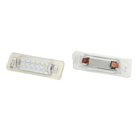 Elemente iluminare Licence plate lamp LED ligght colour: white set 12V with road approval MERCEDES C W202 E W210 03.93-03.02 M-TECH CLP025
