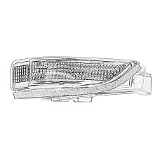 Semnalizator Indicator Stanga in oglinda TOYOTA AURIS AVENSIS C-HR COROLLA VERSO S 11.08- OE TOYOTA 81741-02040