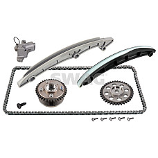 Chit lant de distributie Timing set chain + elements AUDI A1 A3 SEAT ALTEA ALTEA XL LEON TOLEDO III TOLEDO IV SKODA OCTAVIA II RAPID SUPERB II YETI VW CC B7 EOS GOLF PLUS V GOLF V 1.4/1.4ALK 05.07- SWAG SW33109258