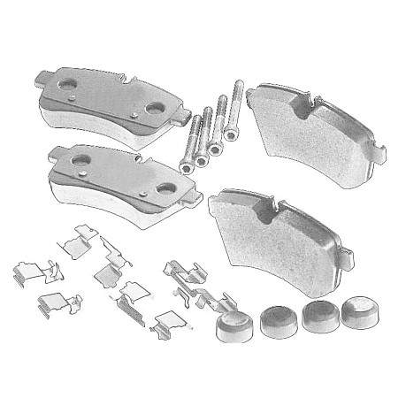 Set placute de frana Spate IVECO DAILY III DAILY IV DAILY V DAILY VI 2.3D/3.0CNG/3.0D 09.02- OE IVECO 42555917