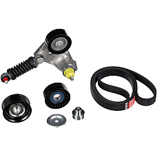 Set curea transmisie cu caneluri V-belts set with rollers FORD MONDEO III TRANSIT JAGUAR X-TYPE I 2.0D/2.2D 08.00-12.09 GATES GATK036PK1640