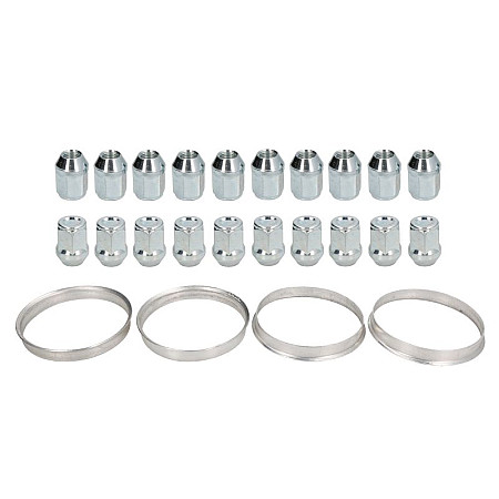 Trusa de montare a jantei de aliaj Fitting kit BM1 741-726 N M14x15 K21 CLOSED 1 kit / 4 wheels - B/N qty 20 MAK MAK 8000000014