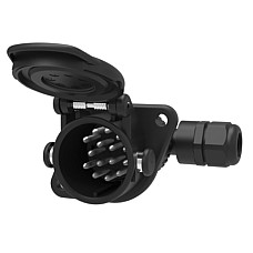 Dulie Priza plug-in numar pini/mumar pini activi 15 24V contacte inchise gaura de sirma pentru unghiul de 90 de grade JAEGER 141026EJ