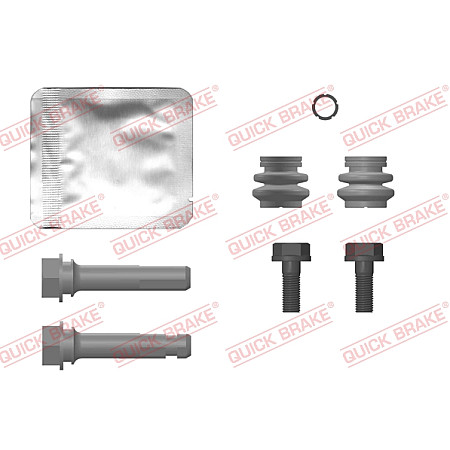 Set bucsi de ghidaj, etrier frana Kit reparare etrier Spate Dreapta/Stanga LEXUS ES RX UX MITSUBISHI OUTLANDER III TOYOTA C-HR 1.2-3.5H 08.12- QUICK BRAKE QB113-0043X