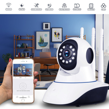 Camera Supraveghere IP Wireless Rotativa, Monitor pentru Bebelusi