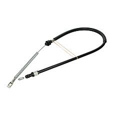 Cablu, frana de parcare Cablu frana de mana Spate Dreapta/Stanga 950mm/670mm VW LT 28-35 I 2.0-2.7D 04.75-06.96 ADRIAUTO AD55.0265