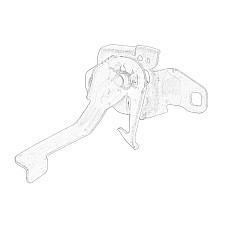 Inchizatoare capota Incuietoare capota motor Inferior pentru vehicule fara Start-Stop DACIA DOKKER DOKKER EXPRESS/MINIVAN LODGY 03.12- OE RENAULT 65 60 131 95R