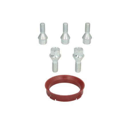 Trusa de montare a jantei de aliaj Fitting kit FZ83 66.45-57.1 B C17D30 60 cone M14x15 L30 1 kit / 1 wheel - 5 holes ITWHEELS ITW49038