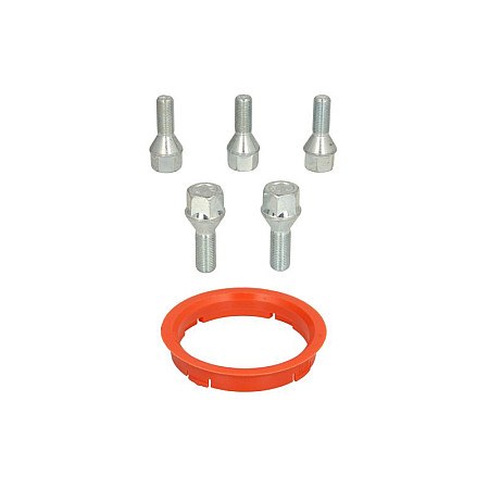 Trusa de montare a jantei de aliaj Fitting kit FZ25 74.1-66.6 B B27 60 cone M12x15 L24 1 kit / 1 wheel - 5 holes ITWHEELS ITW49063