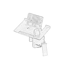 Cablu, frana de parcare Handbrake cable fastening FORD MONDEO III 1.8-3.0 10.00-03.07 OE FORD 1447964