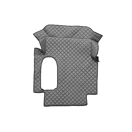 Covor compartiment picioare Covorase Auto F-CORE pentru tunelul central cantitate in set 1 szt. material - piele matlasata eko culoare - gri cabina lata 250 cm  MAN TGA 06.99- F-CORE F-CORE RH21 GRAY