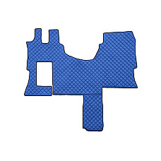 Covor compartiment picioare F-CORE cabina SOLO STAR pe intregul etaj cantitate in set 1 szt. material - piele matlasata eko culoare - albastru MERCEDES ACTROS MP4 / MP5 07.11- F-CORE F-CORE FL33 BLUE
