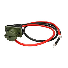 Cabluri de pornire Emergency start cables - length 15m NATO socket ring spanner M10 with a nut with seal colour: green TRUCKLIGHT EC-SO35/2-G Z NAK 1.5M