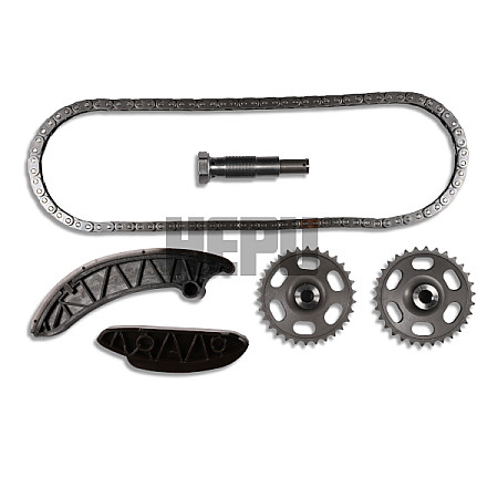 Chit lant de distributie Timing set chain + sprocket MERCEDES B SPORTS TOURER W246 W242 C C204 C T-MODEL S204 C W204 CLS C218 E A207 E C207 E T-MODEL S212 E W212 1.8D/2.2D 06.06- HEPU HEP21-0164