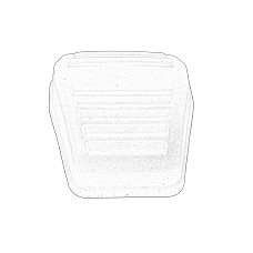 Acoperire pedala, pedala frana Pad pedala FORD FIESTA V FUSION 11.01-12.12 OE FORD 1029040