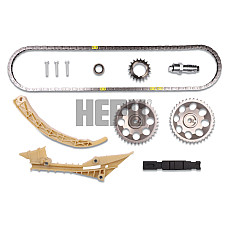 Chit lant de distributie Timing set chain + sprocket SAAB 900 II 9000 9-3 9-5 2.0/2.3/2.5 09.88-12.09 HEPU HEP21-0463
