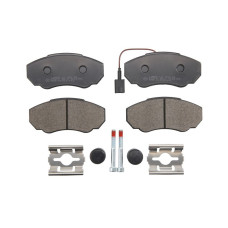Set placute de frana Fata cu senzor de uzura integrat cu suplimente  CITROEN JUMPER I FIAT DUCATO PEUGEOT BOXER 1.9D-3.0D 03.94- BRECK 23917 00 703 10