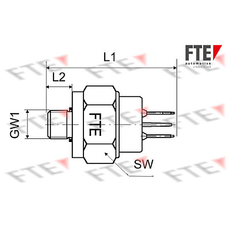 Comutator lumini frana Light switch FAG Hydraulics VAL9910201