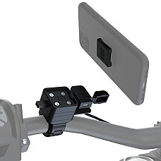 Suporturi de telefon CLIQR 12 24V adaptor suplimentar cu USB asamblat volan tip OXFORD OX869