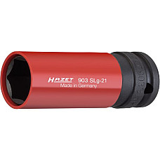Tubulare si accesorii Tubulara impact Hexagonal 1/2 dimensiune metrica: 21mm pentru jante din aliaj pentru roti cu pereti subtiri lung lungime 85mm HYUNDAI KIA MAZDA TOYOTA HAZET HAZ 903SLG-21